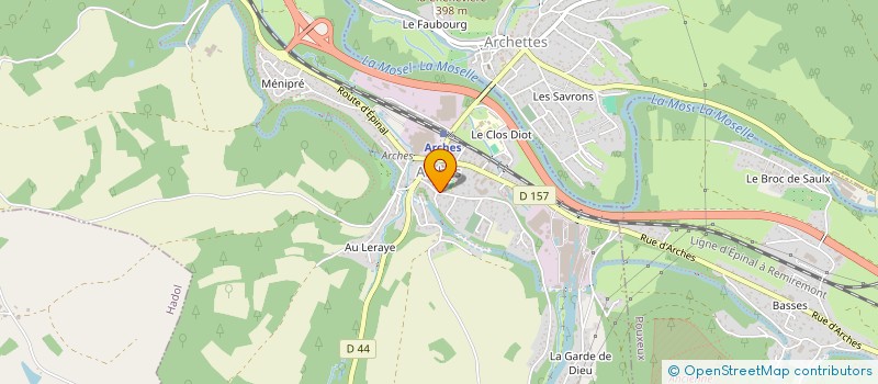 localisation de l'entreprise CERCLE D HISTOIRE LOCALE à ARCHES