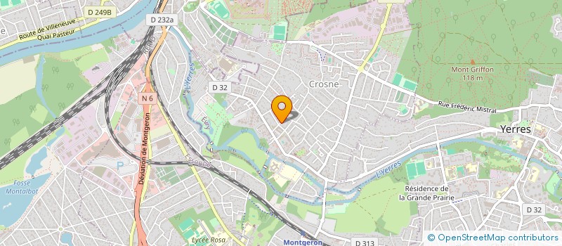 localisation de l'entreprise CERCLE D'IMAGES PHOTO CLUB DE CROSNE  MONTGERON