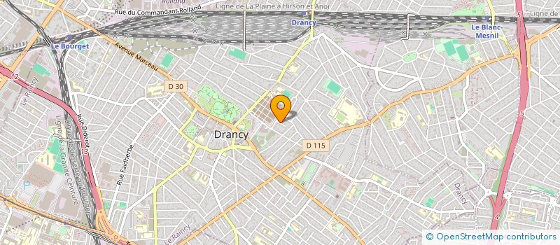 localisation de l'entreprise CERCLE DALI  DRANCY
