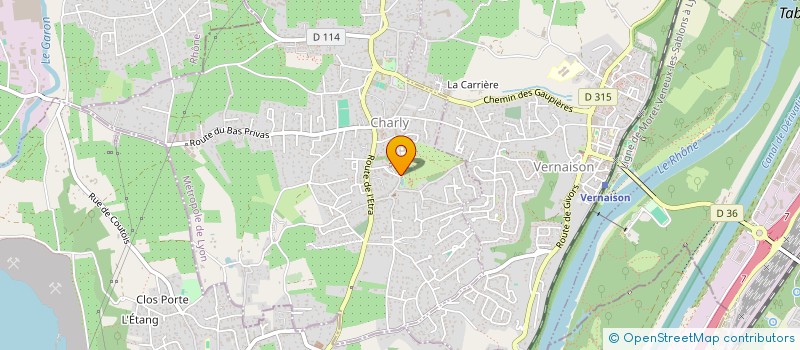 localisation de l'entreprise CERCLE DE CHARLY  CHARLY