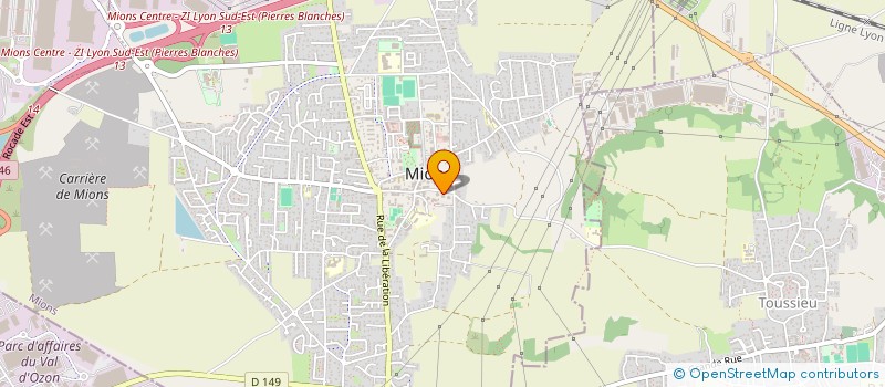 localisation de l'entreprise CERCLE DE GENEALOGIE DE MIONS  MIONS