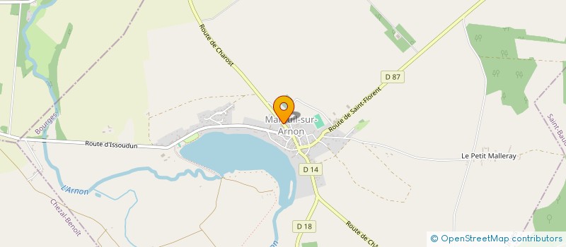 localisation de l'entreprise CERCLE DE GYMNASTIQUE MAREUILLOIS  MAREUIL-SUR-ARNON