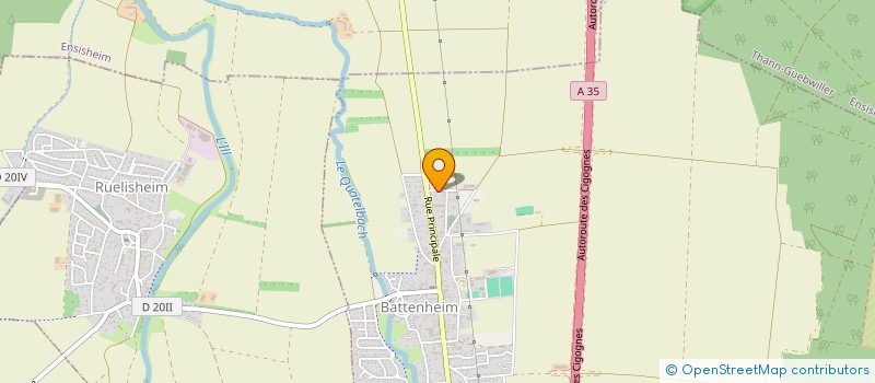 localisation de l'entreprise CERCLE DE JEUX DE BATTENHEIM  BATTENHEIM