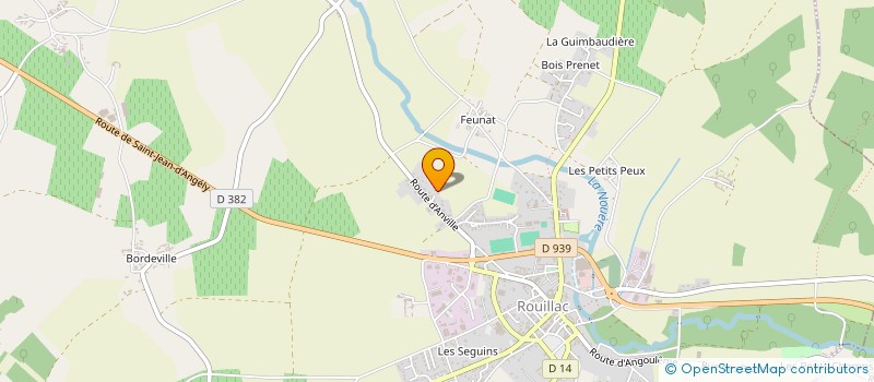 localisation de l'entreprise CERCLE DE JUDO à ROUILLAC