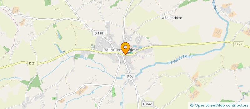 localisation de l'entreprise CERCLE DE L'AMITIE DES ANCIENS DU MENIL DE BRIOUZE à LE MENIL-DE-BRIOUZE
