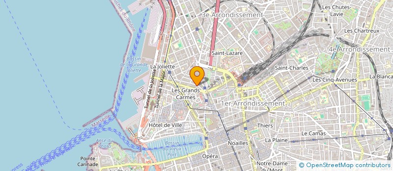 localisation de l'entreprise CERCLE DE L INSTITUT DE TRANSPORT DE MARSEILLE  MARSEILLE