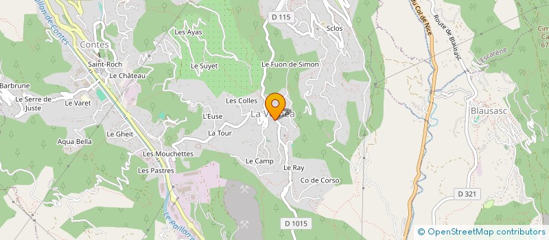 localisation de l'entreprise CERCLE DE L'UNION à CONTES