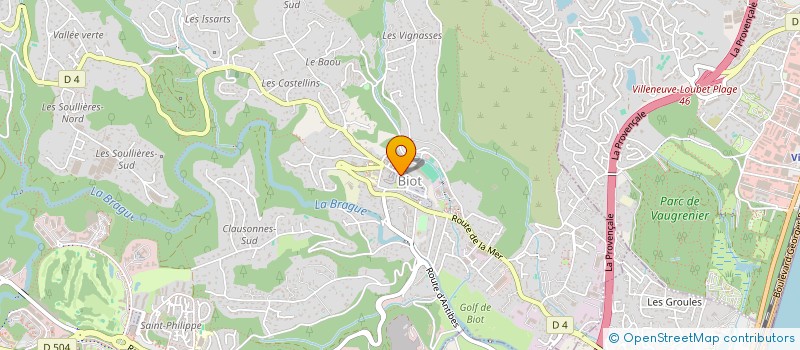 localisation de l'entreprise CERCLE DE L UNION REPUBLICAINE  BIOT