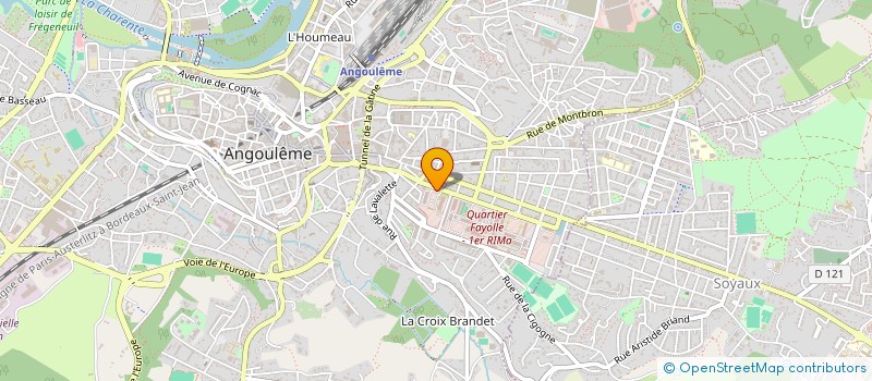 localisation de l'entreprise CERCLE DE LA BASE DE DEFENSE D ANGOULEME à ANGOULEME