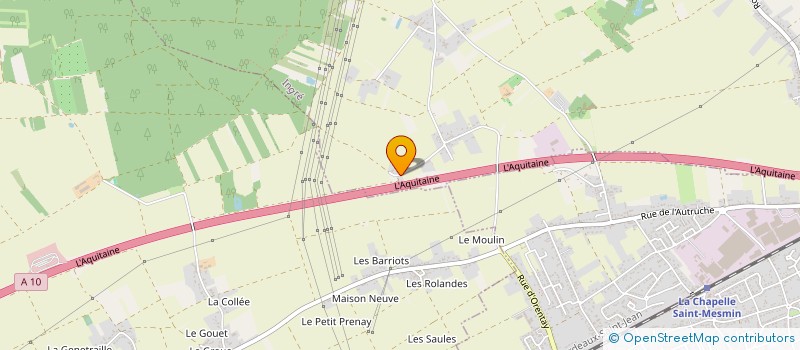 localisation de l'entreprise CERCLE DE LA BASE DE DEFENSE D ORLEANS BRICY à BOULAY-LES-BARRES
