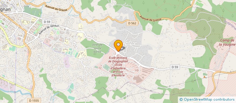 localisation de l'entreprise CERCLE DE LA BASE DE DEFENSE DE DRAGUIGNAN à DRAGUIGNAN