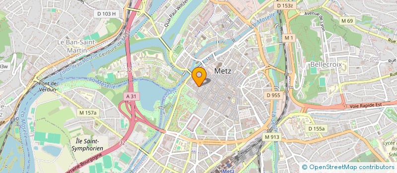 localisation de l'entreprise CERCLE DE LA BASE DE DEFENSE DE METZ - VERDUN à METZ