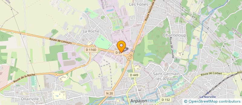 localisation de l'entreprise CERCLE DE LA BASE DE DEFENSE DE MONTLHERY à ARPAJON