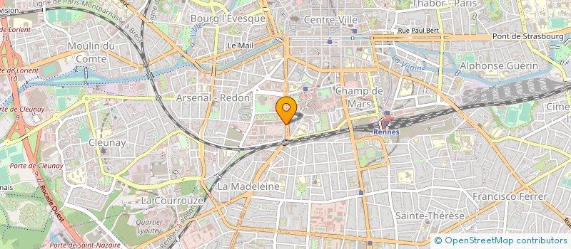 localisation de l'entreprise CERCLE DE LA BASE DE DEFENSE RENNES-VANNES-COETQUIDAN à RENNES