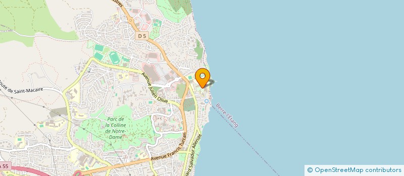 localisation de l'entreprise CERCLE DE LA VOILE DE MARTIGUES à MARTIGUES