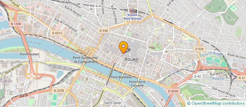 localisation de l'entreprise CERCLE DE LOISIRS DE LA JEUNESSE COMMUNISTE DE FRANCE  ROUEN