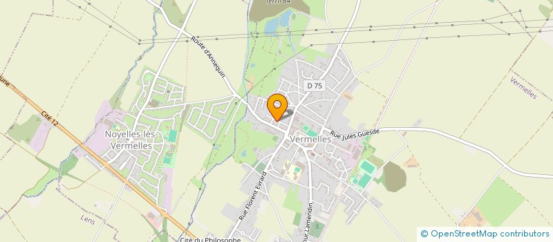 localisation de l'entreprise CERCLE DE LOISIRS DE VERMELLES à VERMELLES