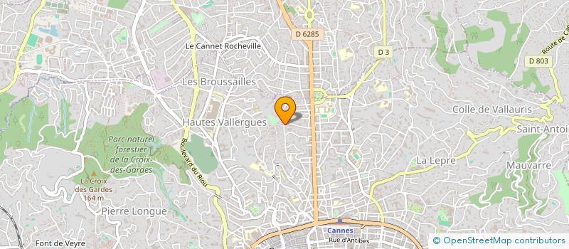 localisation de l'entreprise CERCLE DE MODELISME FERROVIAIRE DE CANNES  CANNES
