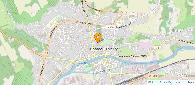 localisation de l'entreprise CERCLE DE RECHERCHE DE DEFENSE EN OMOIS à CHATEAU-THIERRY