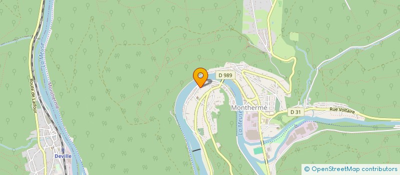 localisation de l'entreprise CERCLE DE RECHERCHE ET D'ETUDES SUR L'HISTOIRE LOCALE DE MONTHERME  MONTHERME