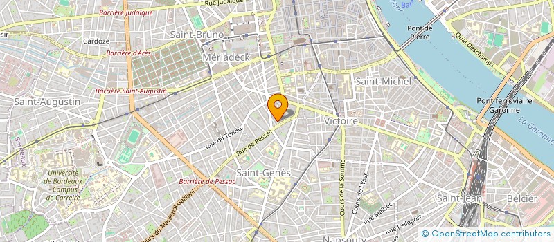 localisation de l'entreprise CERCLE DE RECHERCHE PHILOSOPHIQUE ET HUMANISTE LES ARCHITECTES EGYPTIENNES  BORDEAUX