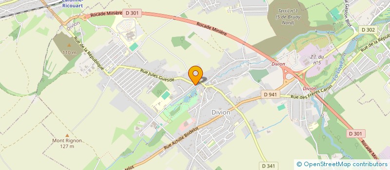 localisation de l'entreprise CERCLE DE RECHERCHES HISTORIQUES DE DIVION ET ALENTOURS  DIVION