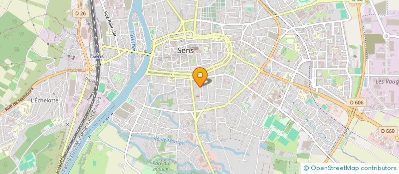 localisation de l'entreprise CERCLE DE REFLEXION FRANCE-AFRIQUE-CARAIBES DE L'YONNE (CRFAC) à SENS