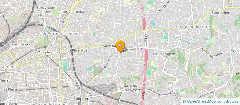 localisation de l'entreprise CERCLE DE SAINT-BARNABE à MARSEILLE
