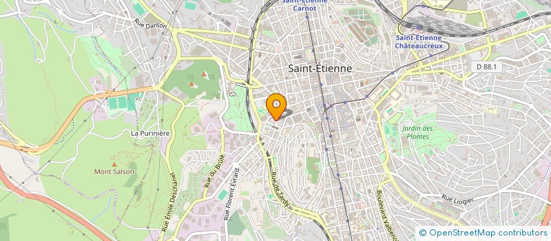 localisation de l'entreprise CERCLE DE SAINT-ENNEMOND  SAINT-ETIENNE