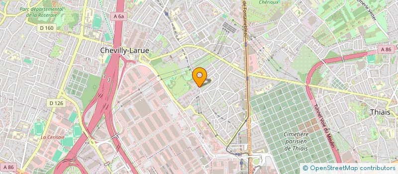 localisation de l'entreprise CERCLE DE TIR ARTEMIS  CHEVILLY-LARUE