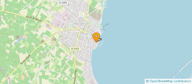 localisation de l'entreprise CERCLE DE VOILE DE MARSEILLAN à MARSEILLAN