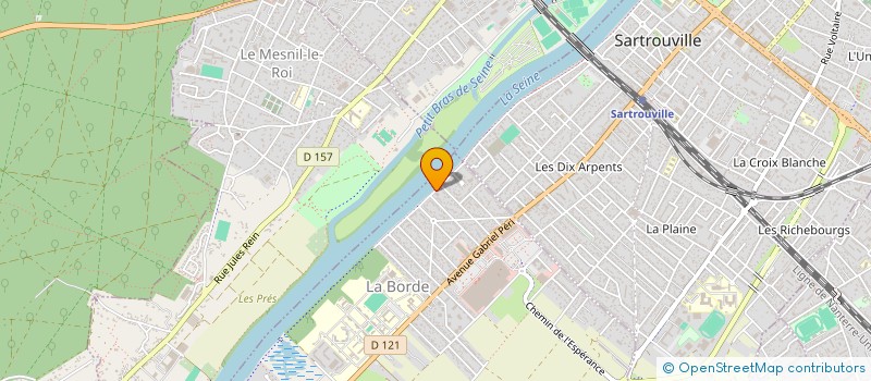 localisation de l'entreprise CERCLE DE VOILE DES BOUCLES DE LA SEINE à MONTESSON