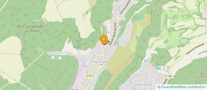 localisation de l'entreprise CERCLE DE YOGA ALGRANGE  ALGRANGE