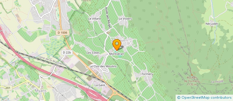 localisation de l'entreprise CERCLE DE YOGA DE MONTMELIAN  MONTMELIAN