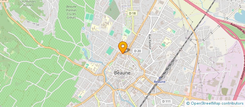 localisation de l'entreprise CERCLE DE YOGA SOUFLE ET ARABESQUE à BEAUNE