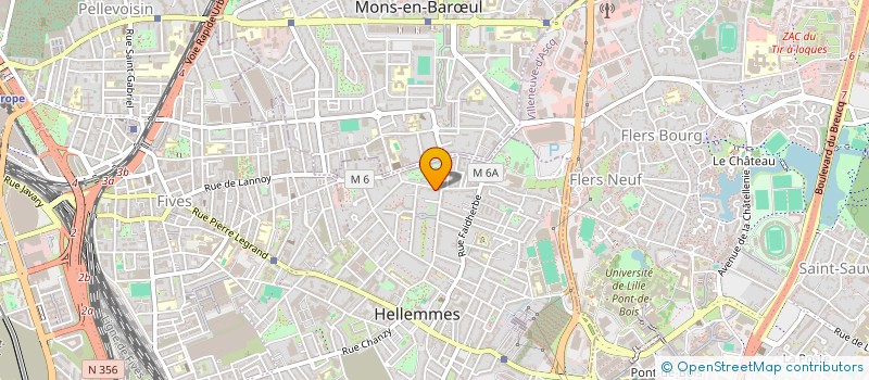 localisation de l'entreprise CERCLE DES 5O à LILLE