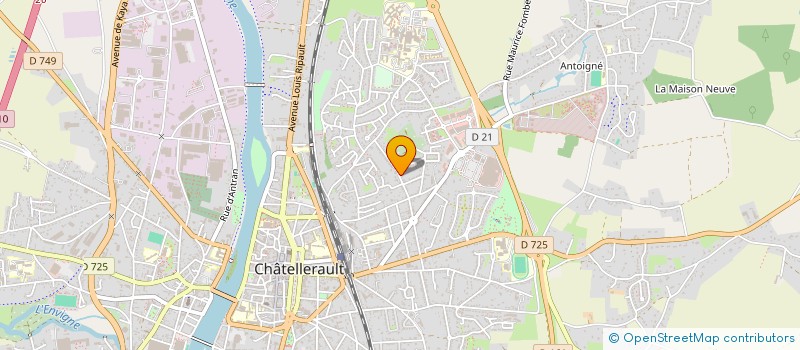 localisation de l'entreprise CERCLE DES ALGERIENS DE LA VIENNE à CHATELLERAULT