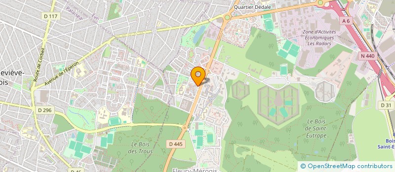 localisation de l'entreprise CERCLE DES AMIS DE L'AFRIQUE  FLEURY-MEROGIS