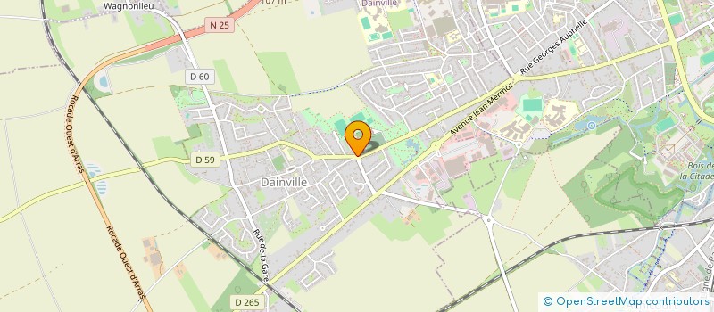 localisation de l'entreprise CERCLE DES AMIS DE LA BIBLIOTHEQUE MUNICIPALE DE DAINVILLE  DAINVILLE