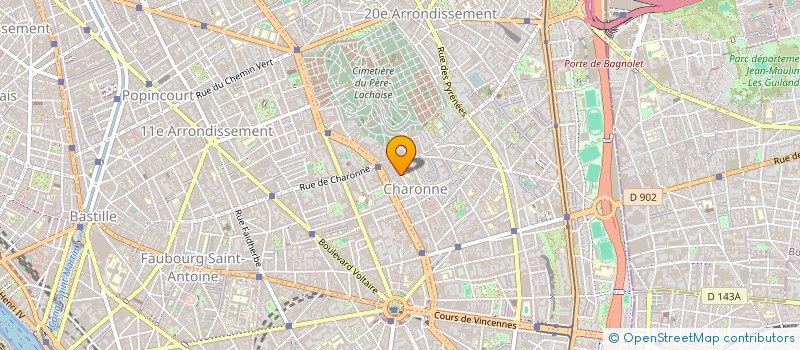 localisation de l'entreprise CERCLE DES AMIS DU TARMAC  PARIS