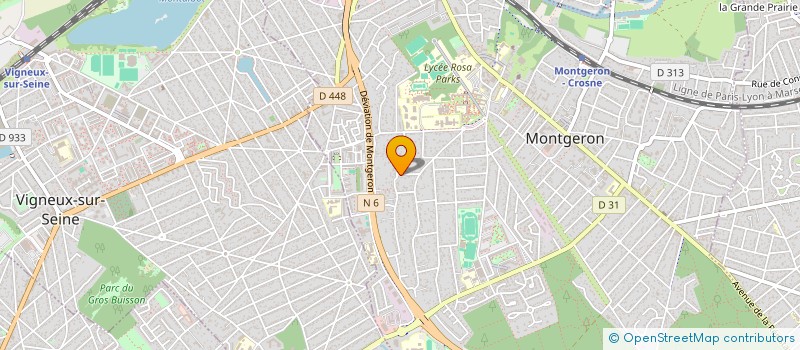 localisation de l'entreprise CERCLE DES AMIS ET DES FAMILLES DE L EDUCATION CONDUCTIVE à MONTGERON