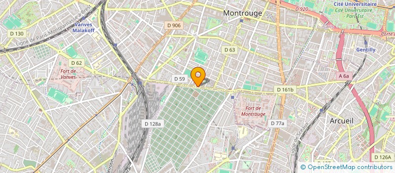 localisation de l'entreprise CERCLE DES AMIS REPUBLICAINS MONTROUGE  MONTROUGE