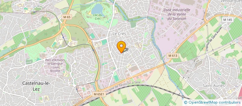 localisation de l'entreprise CERCLE DES ANGES  LE CRES