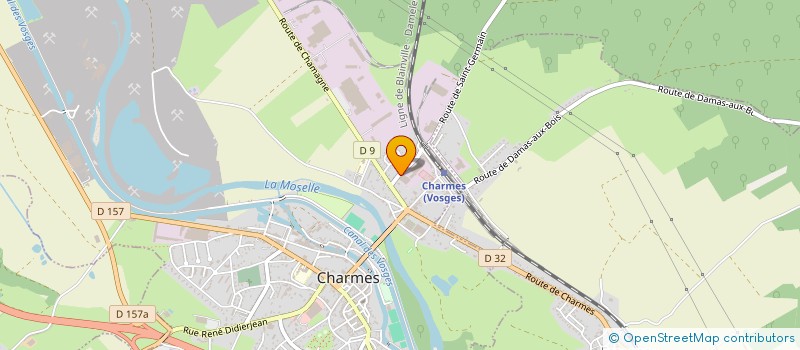 localisation de l'entreprise CERCLE DES ARCHERS DE CHARMES  CHARMES