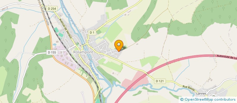 localisation de l'entreprise CERCLE DES AROMES LANGRES à ROLAMPONT