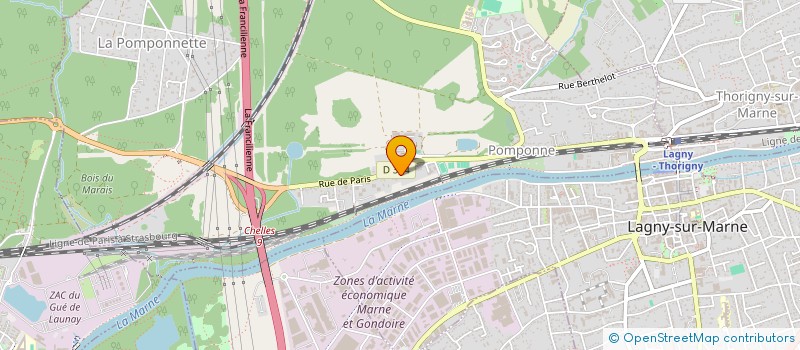 localisation de l'entreprise CERCLE DES ARTISTES EUROPEENS (C.A.E.) à POMPONNE