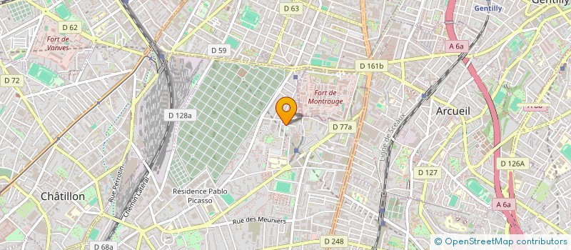 localisation de l'entreprise CERCLE DES ARTS à BAGNEUX