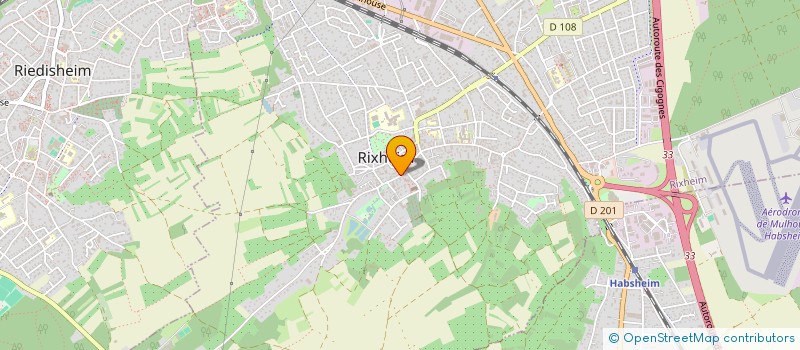 localisation de l'entreprise CERCLE DES ARTS DE RIXHEIM à RIXHEIM