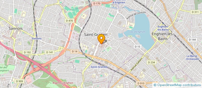 localisation de l'entreprise CERCLE DES ARTS DE SAINT GRATIEN à SAINT-GRATIEN