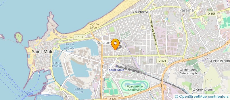 localisation de l'entreprise CERCLE DES ARTS TEXTILES  SAINT-MALO